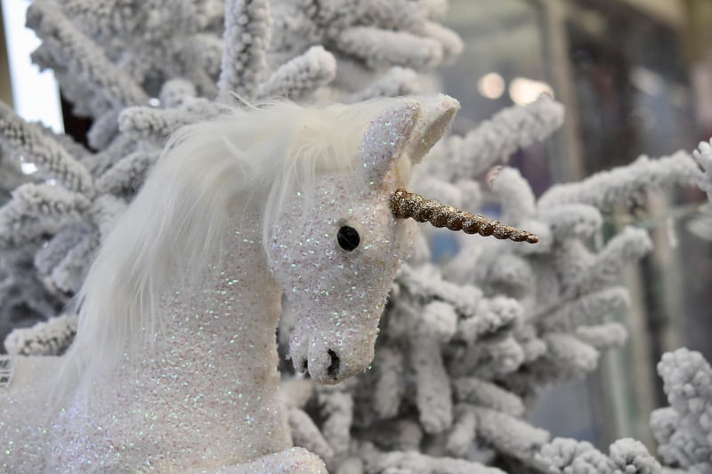 Unicorn in Enchanted Forest